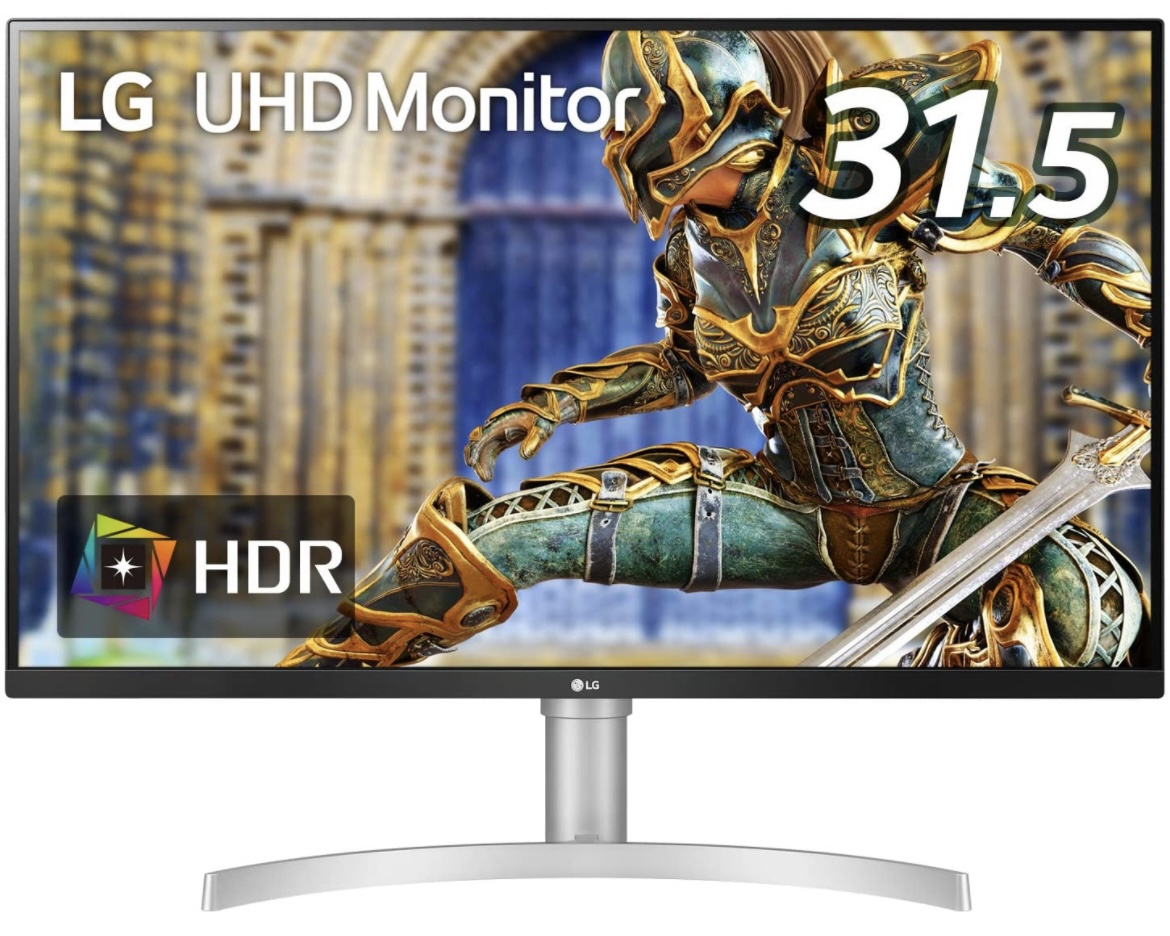 LG 31.5インチ 4k HDR モニター 32UN550-WAJP - ディスプレイ